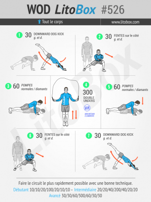Wod Litobox Entra Nement Au Poids Du Corps En Moins De Minutes