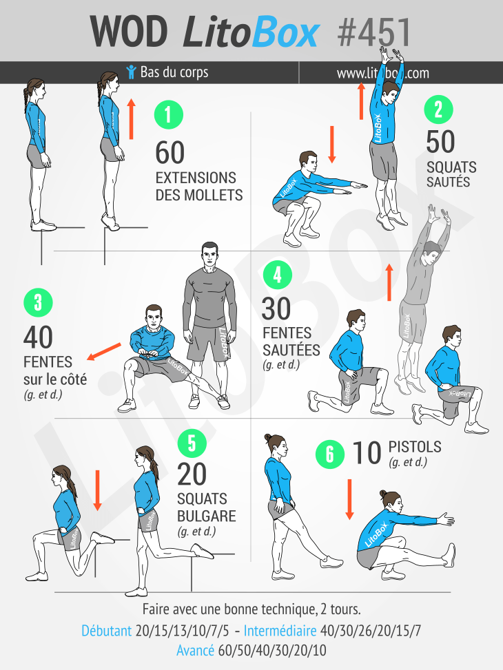 6 exercices sans matériel pour se muscler les jambes #451