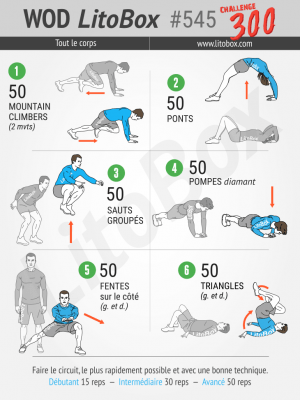 Challenge sportif 300 pour un corps athlétique de spartiate #545