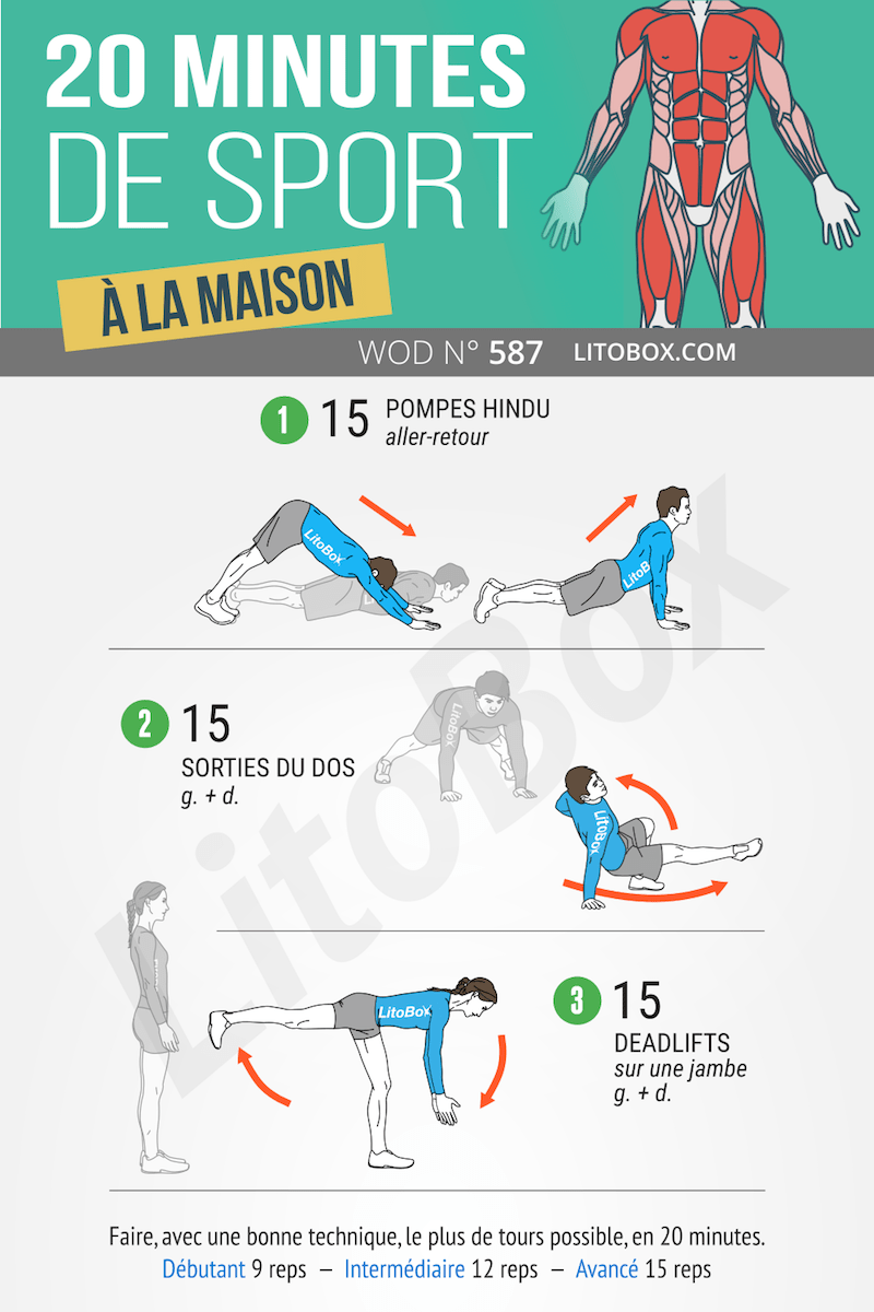 20 Minutes De Sport à La Maison #587